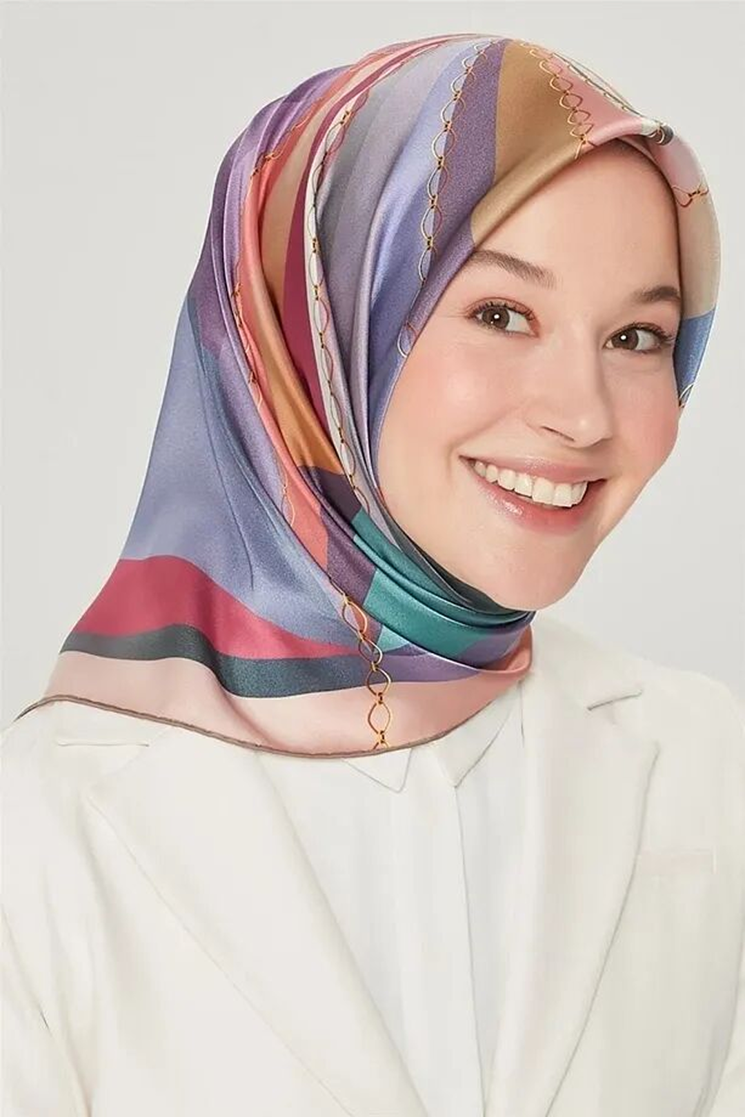 Armine Nostalji Sura İpek Eşarp 25k8507 Pembe