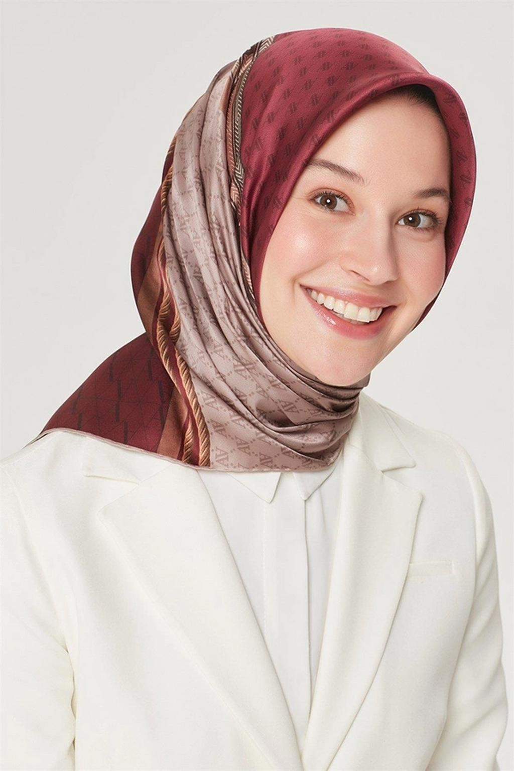 Armine 25winter Nostalgia Scarf-4 Burgundy
