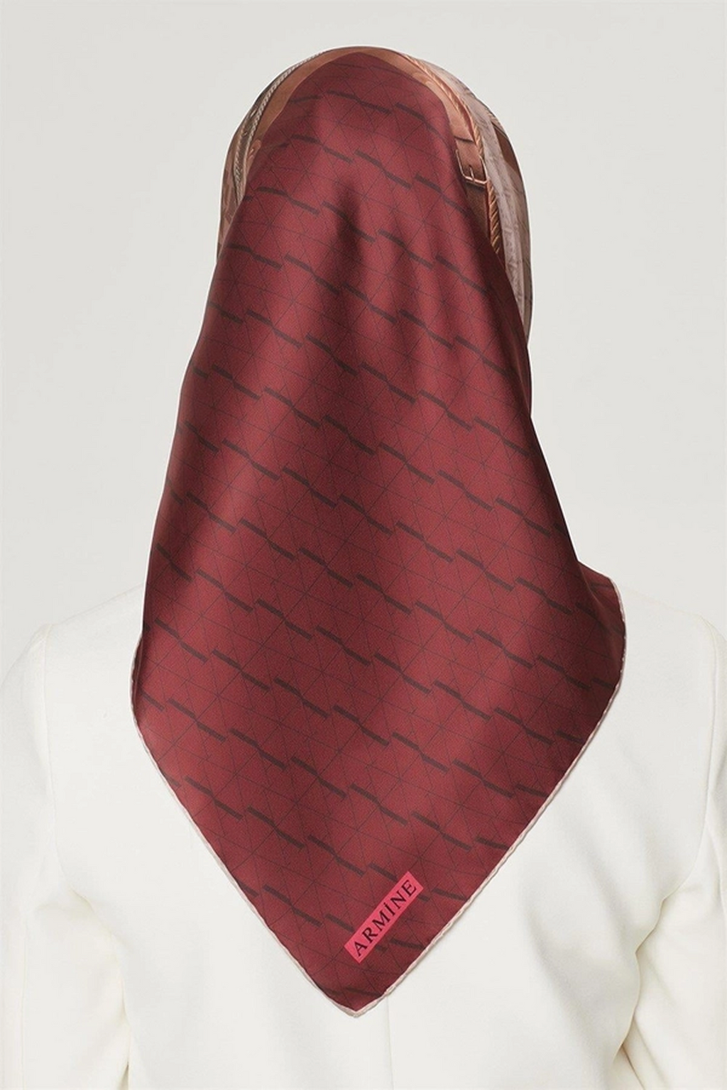 Armine 25winter Nostalgia Scarf-4 Burgundy