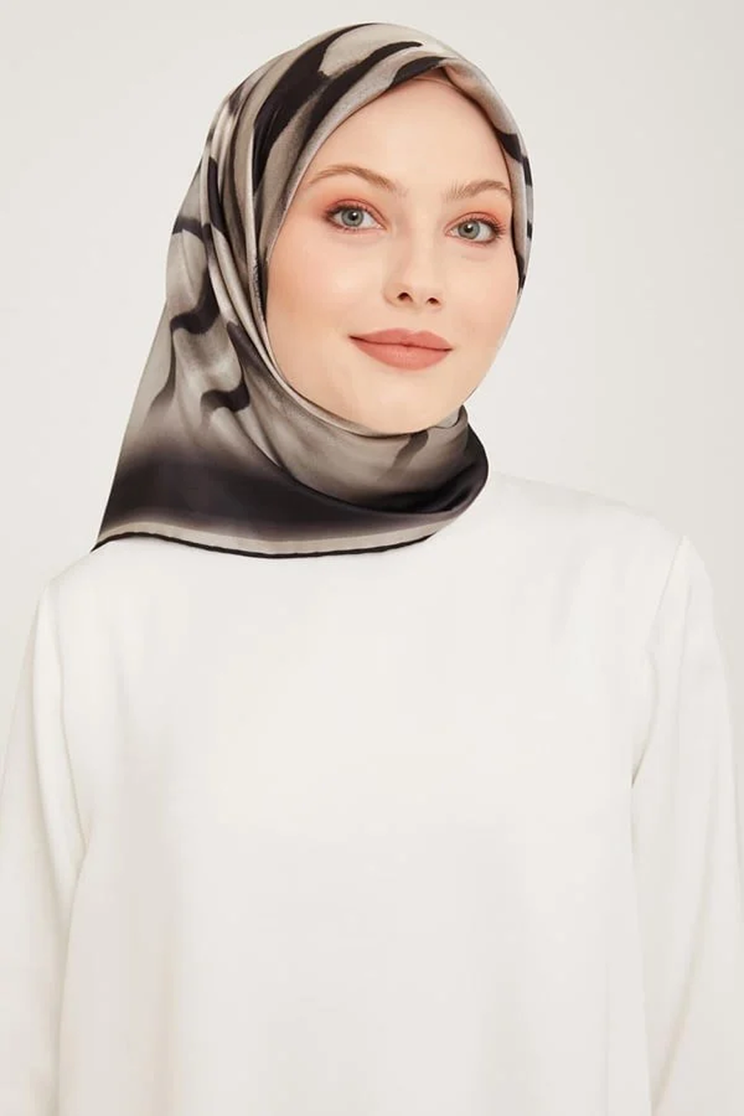 Armine Nostalji Sura İpek Eşarp 25k9020 Kahve