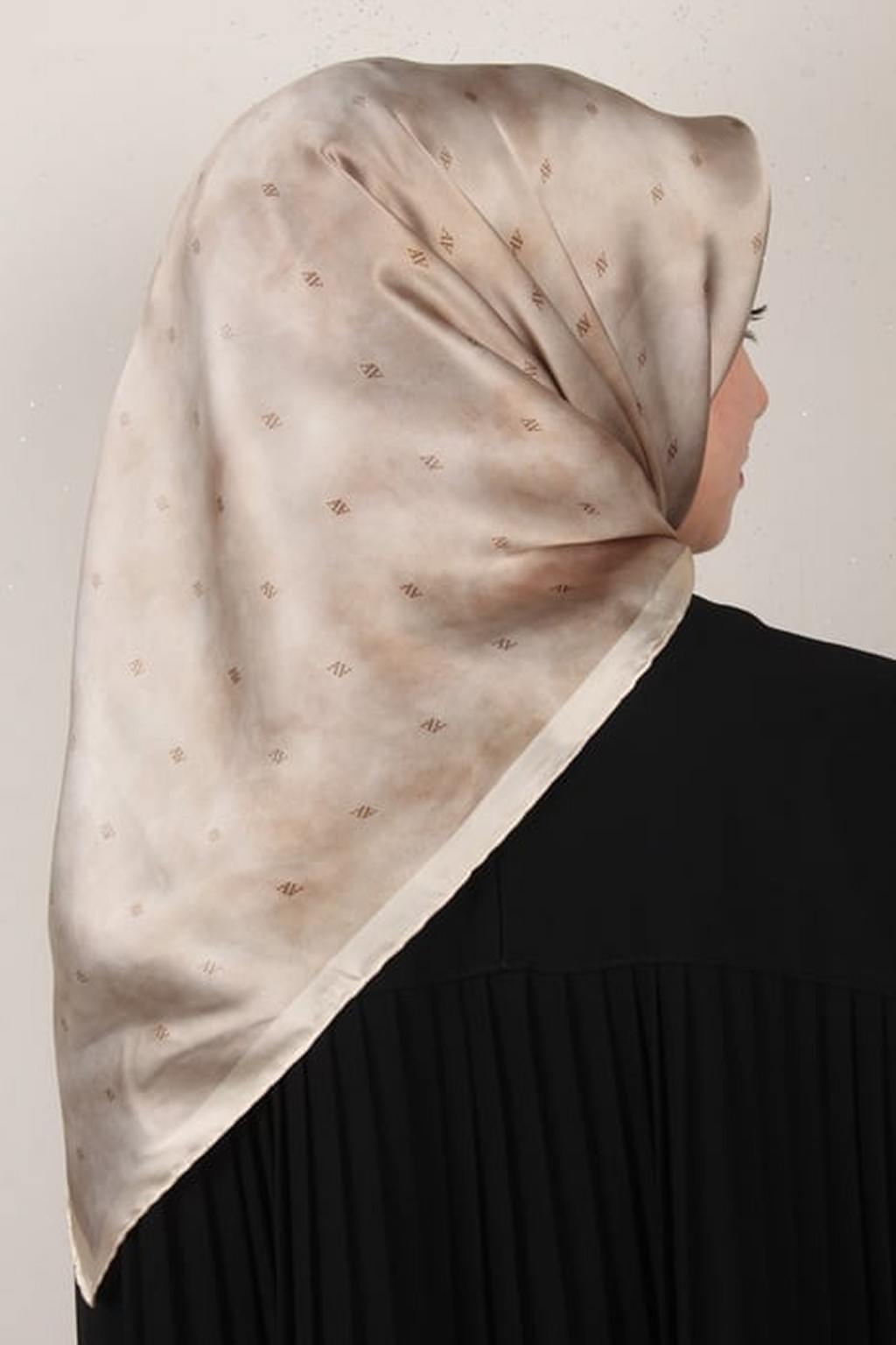 Armine Nostalji Twil Saf İpek Eşarp 25k8933 Krem