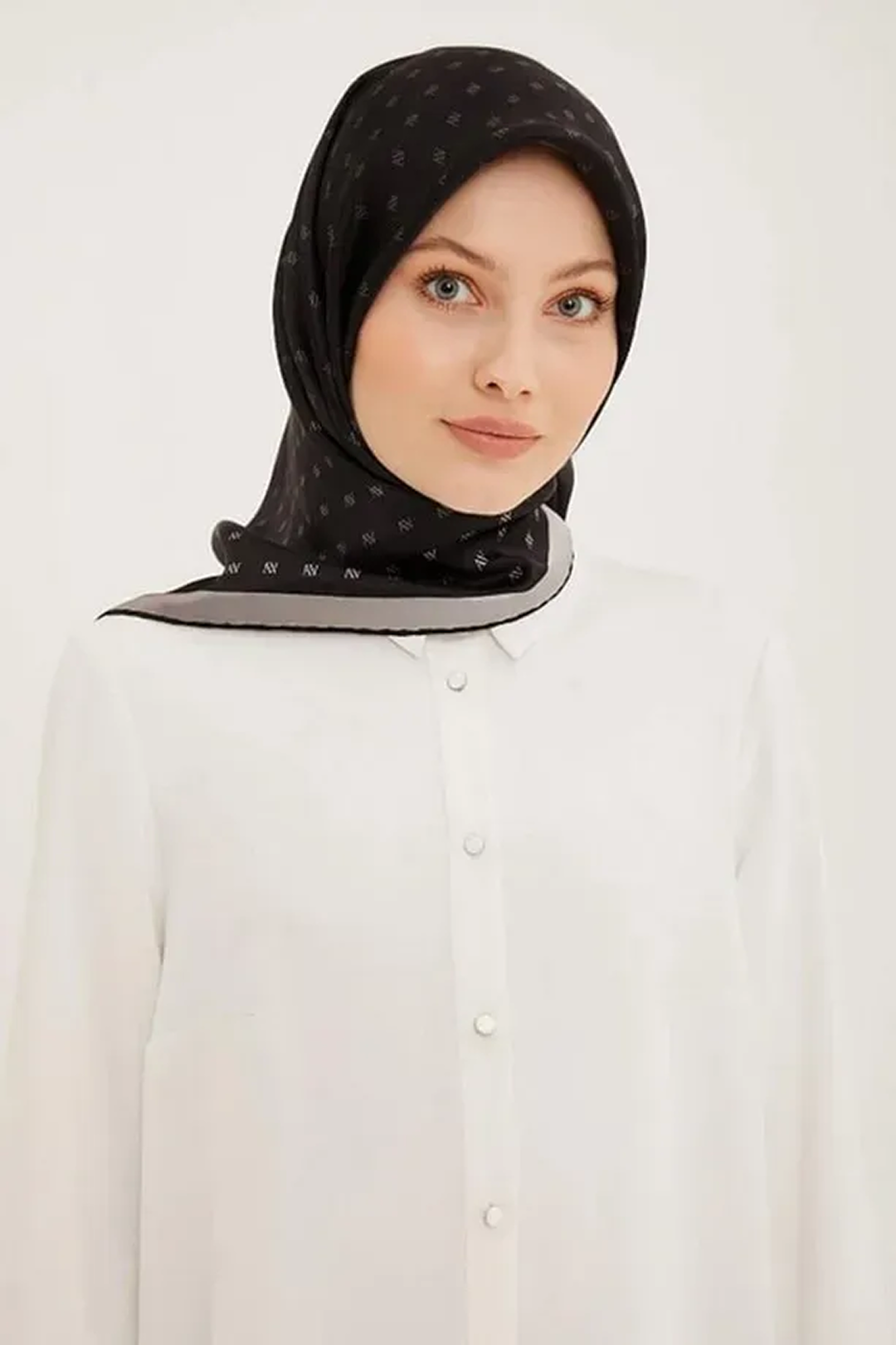 Armine Nostalji Twil Saf İpek Eşarp 25k8936 Gri