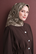 Armine Sura Pure Silk Scarf 26k9600 Stone Color
