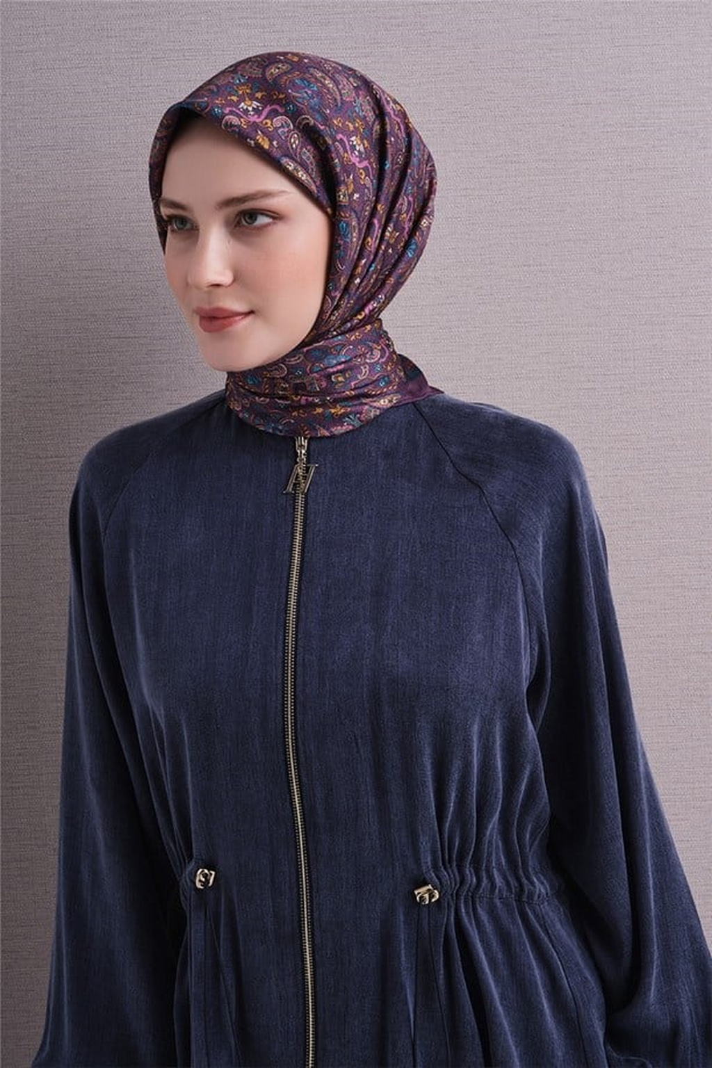 Armine Twil Saf İpek Eşarp 26k9609 Mor