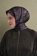 Armine Twil Saf İpek Eşarp 26k9609 Siyah