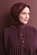 Armine Twill Saf İpek Eşarp 26k9604 Kırmızı
