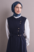 Armine Twill Saf İpek Eşarp 26k9625 İndigo