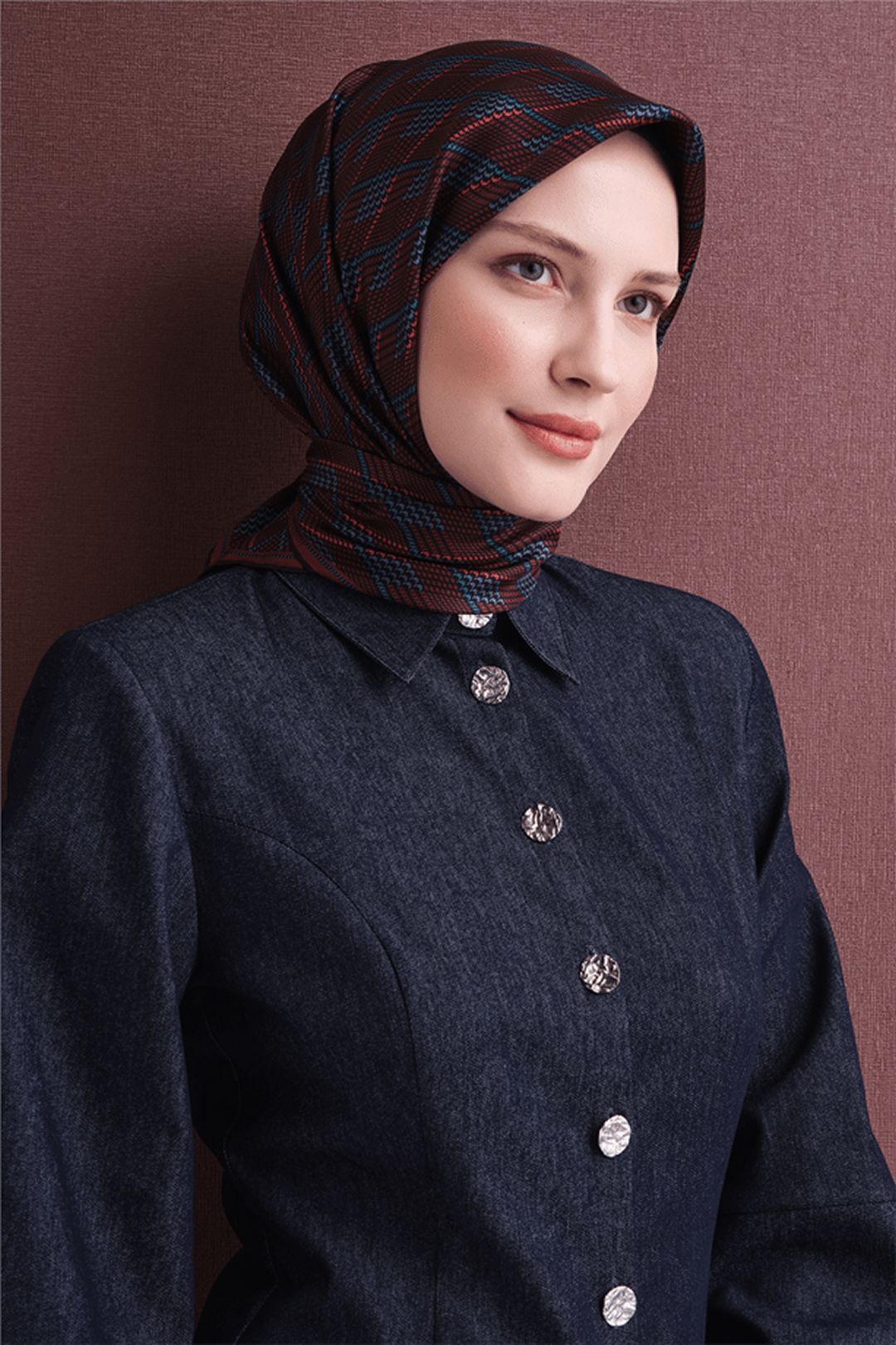 Armine Twill Saf İpek Eşarp 26k9626 Kırmızı