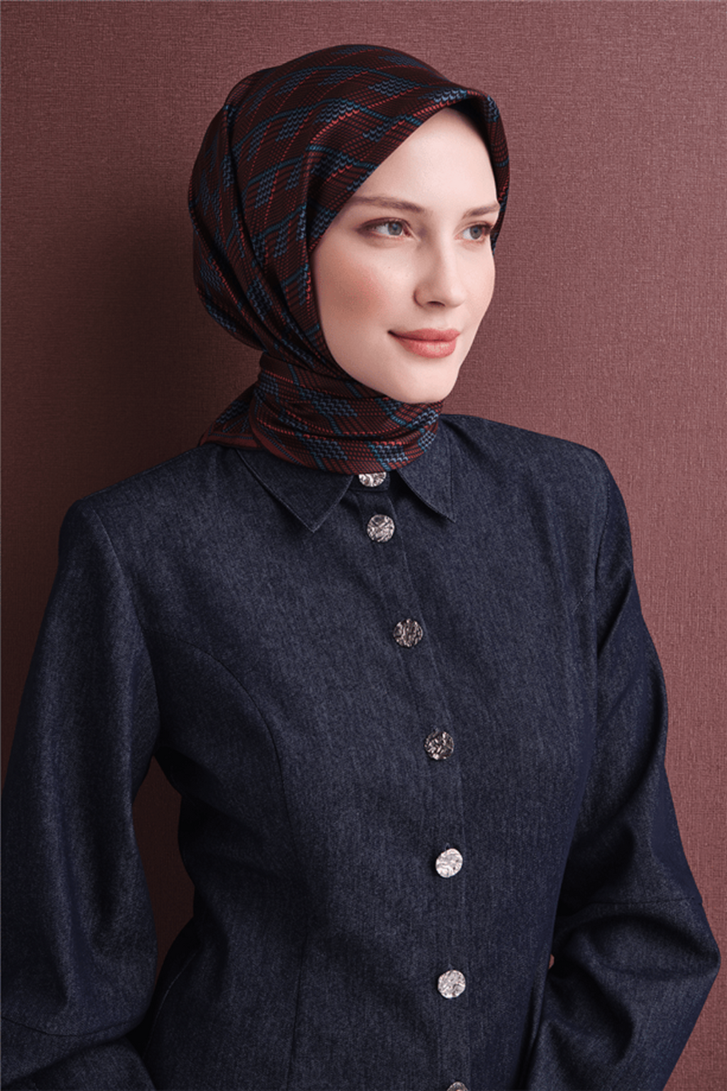 Armine Twill Saf İpek Eşarp 26k9626 Kırmızı