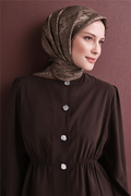 Armine Twill Saf İpek Eşarp 26k9631 Camel