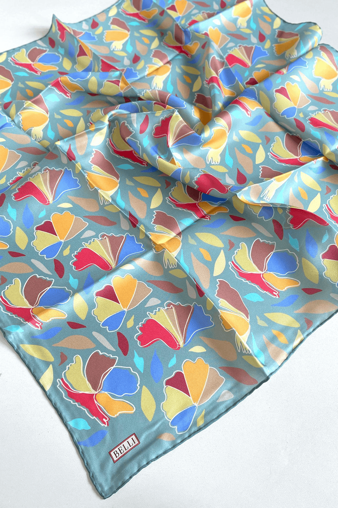 Belli 24 Kış  İpek Eşarp-1 Mint