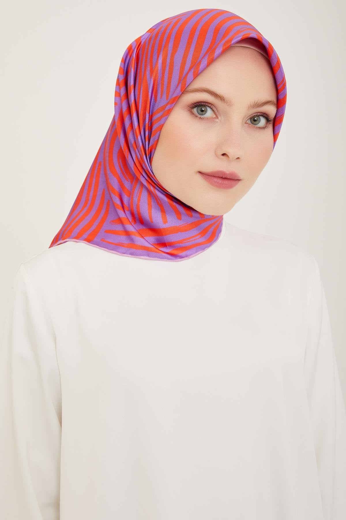 Belli 24 Kış İpek Eşarp-19 Mor