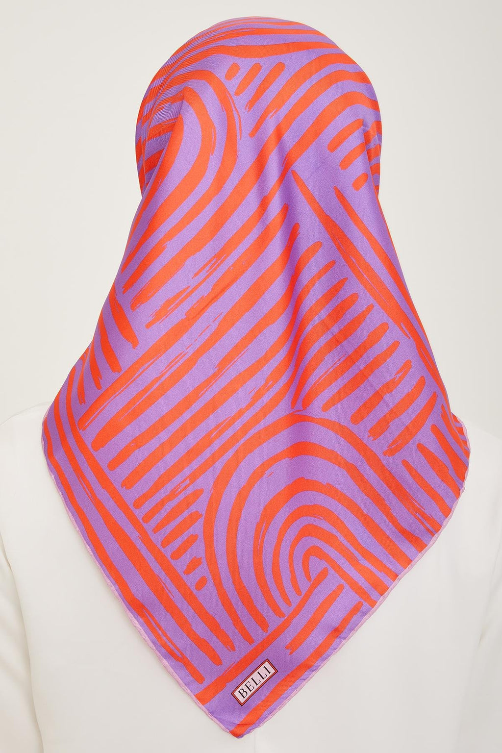 Belli 24 Kış İpek Eşarp-19 Mor
