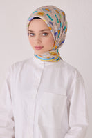 Belli 24 Kış İpek Eşarp-3 Bebek Mavi