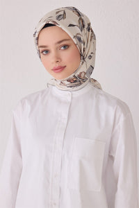 Belli 24 Kış İpek Eşarp-5 Taş Rengi