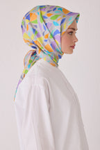 Belli 24 Kış  İpek Eşarp-1 Gümüş