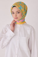 Belli 24 Kış  İpek Eşarp-10 Su Yeşili