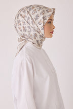 Belli 24 Kış  İpek Eşarp-11 Taş Rengi