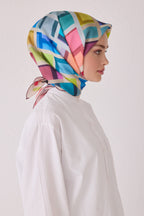 Belli 24 Kış İpek Eşarp-12 Kahve