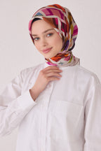 Belli 24 Kış İpek Eşarp-12 Taş Rengi