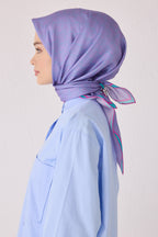 Belli 24 Kış İpek Eşarp-13 Mor