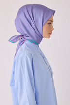 Belli 24 Kış İpek Eşarp-13 Mor