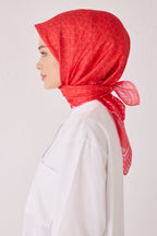 Belli 24 Kış İpek Eşarp-18 Turuncu