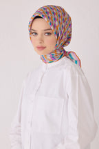 Belli 24 Kış İpek Eşarp-2 Fuşya