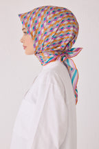 Belli 24 Kış İpek Eşarp-2 Fuşya