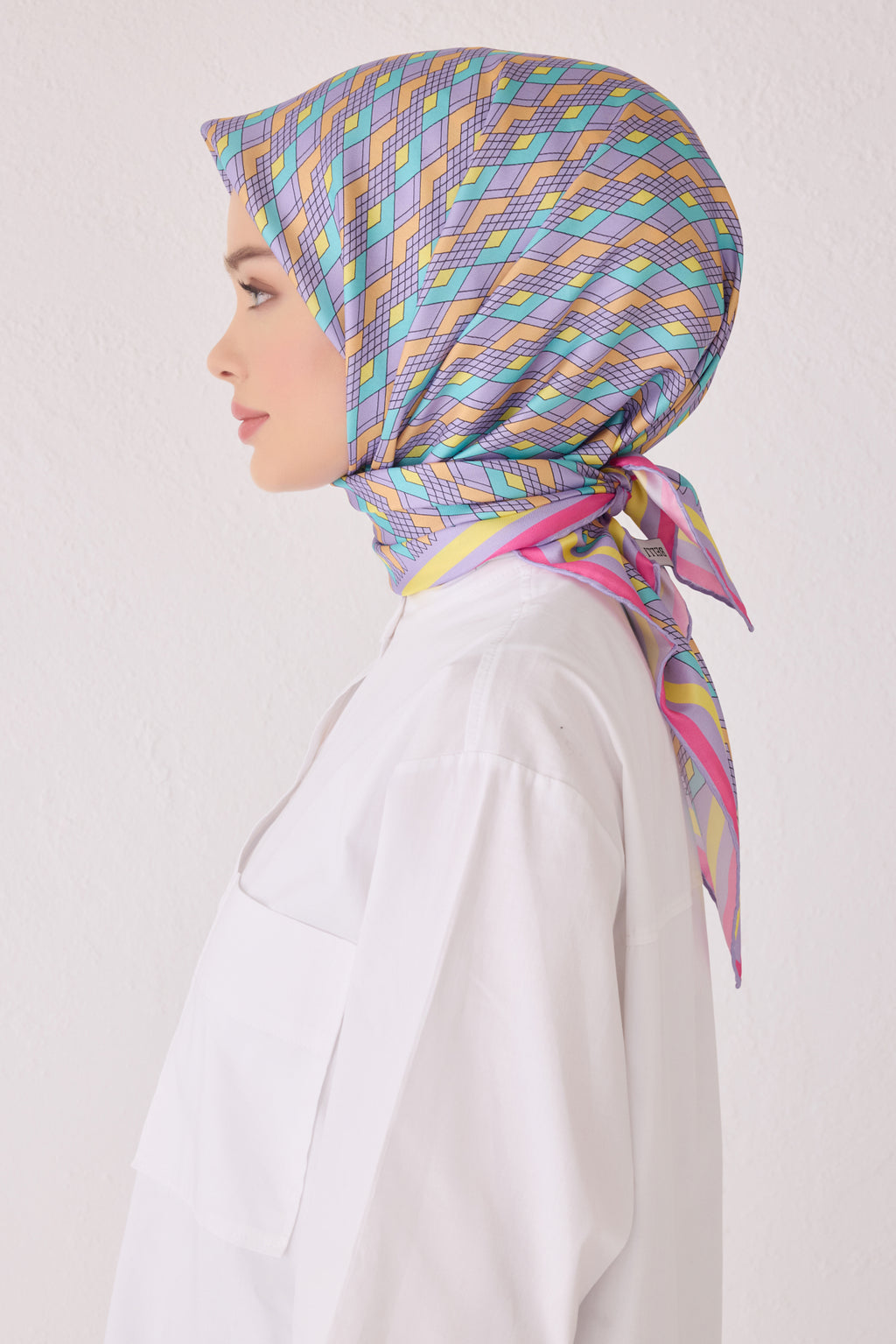 Belli 24 Kış İpek Eşarp-2 Lila