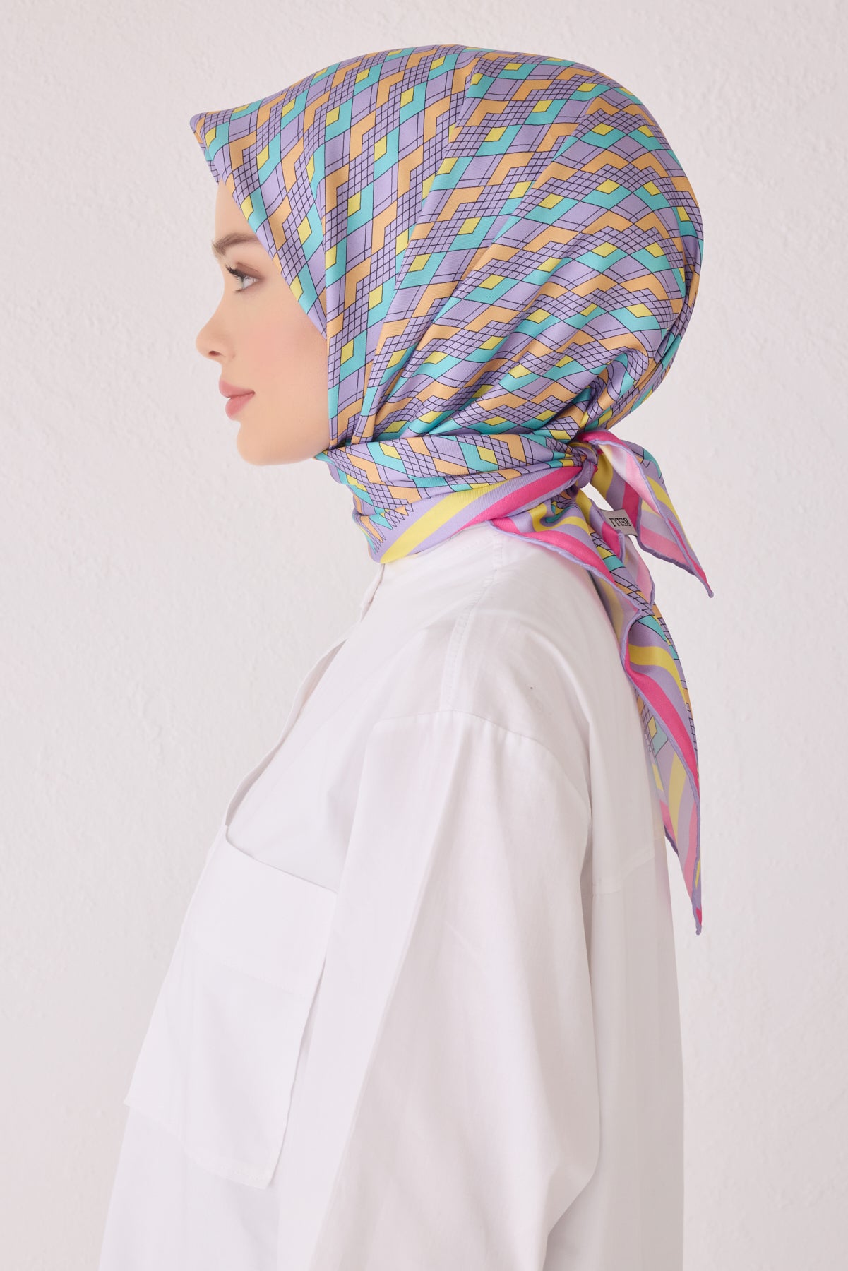 Belli 24 Kış İpek Eşarp-2 Lila