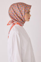 Belli 24 Kış İpek Eşarp-2 Turuncu