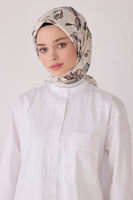 Belli 24 Kış İpek Eşarp-5 Taş Rengi