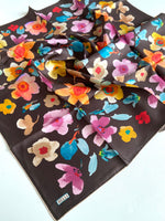 Belli 24 Kış İpek Eşarp-8 Acı Kahve