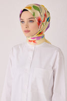 Belli 24 Kış İpek Eşarp-8 Sarı