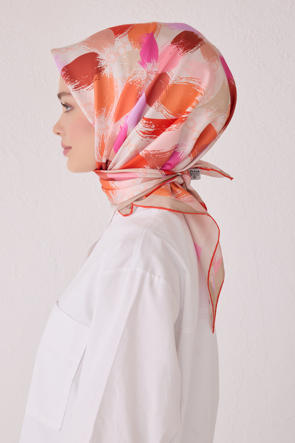 Belli 24 Kış İpek Eşarp-9 Sütlü Kahve