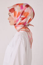 Belli 24 Kış İpek Eşarp-9 Sütlü Kahve