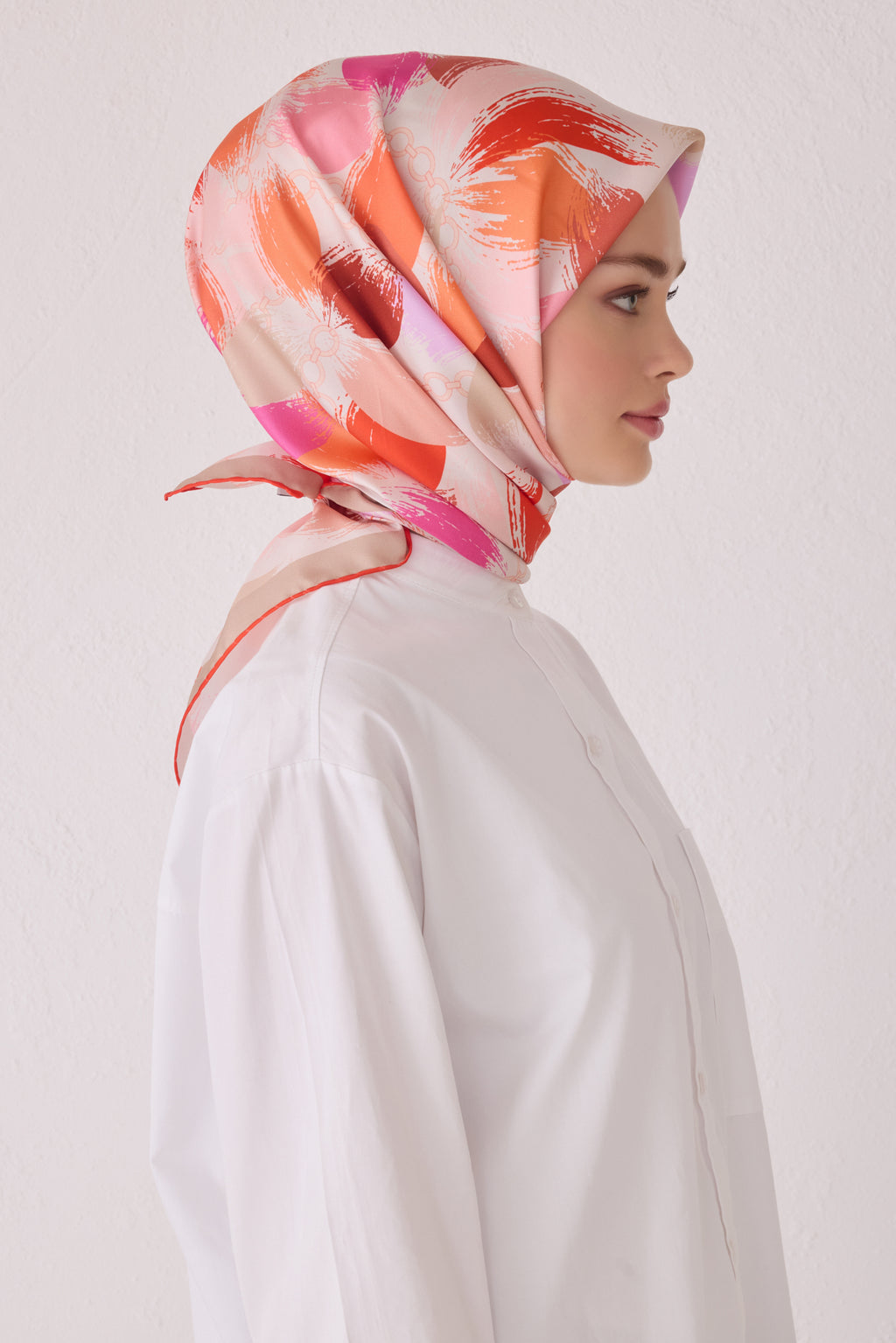 Belli 24 Kış İpek Eşarp-9 Sütlü Kahve