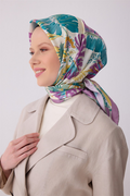 Belli 26y İpek Eşarp -1 Lila