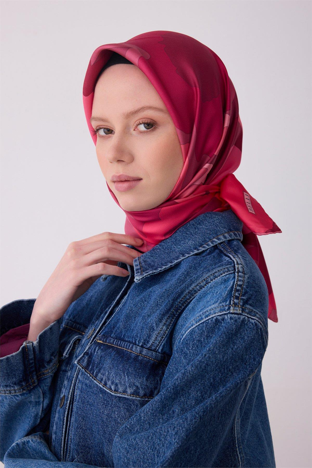Belli 26y İpek Eşarp -10 Pembe