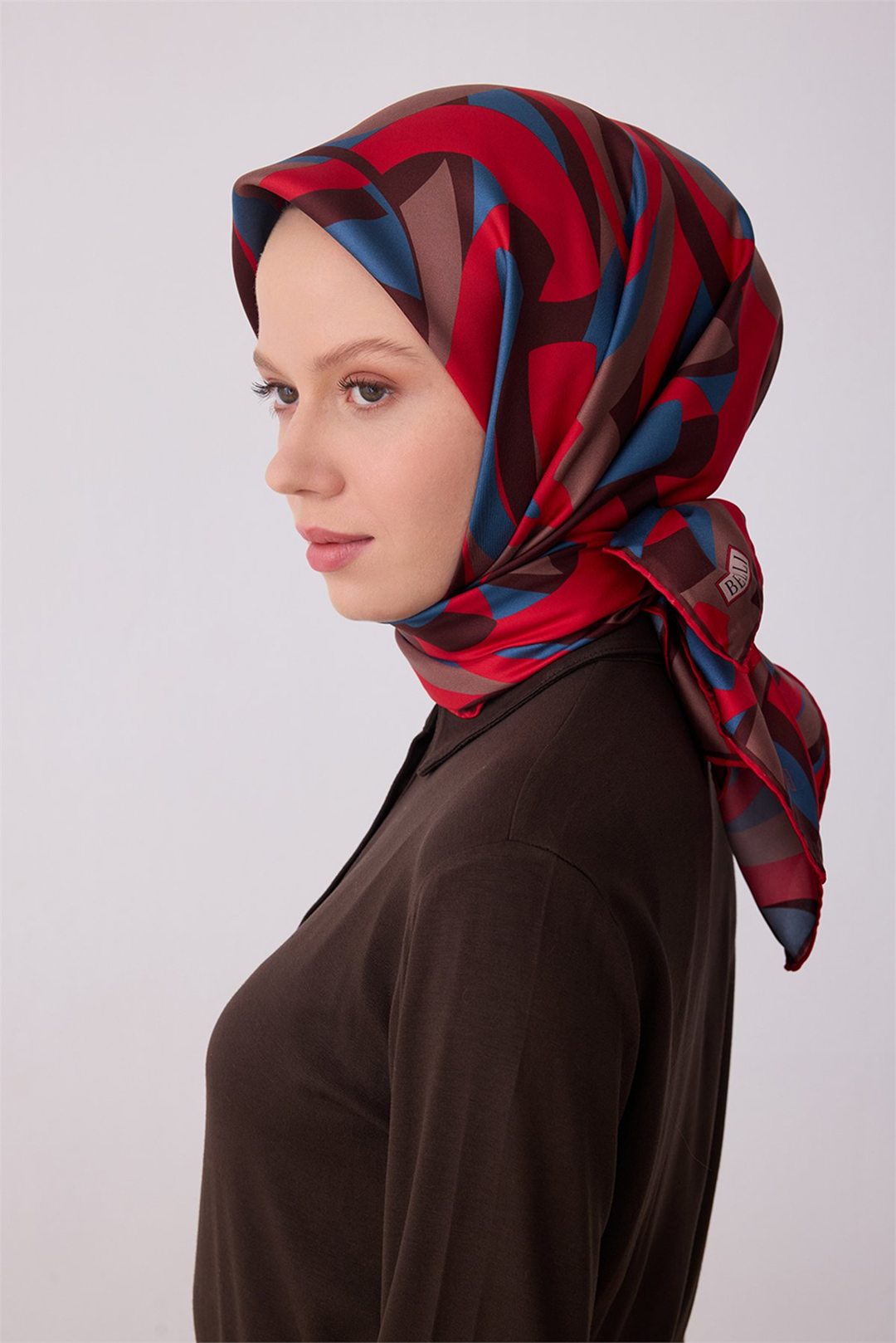 Belli 26y İpek Eşarp 14 Kırmızı