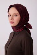 Belli 26y İpek Eşarp -15 Bordo