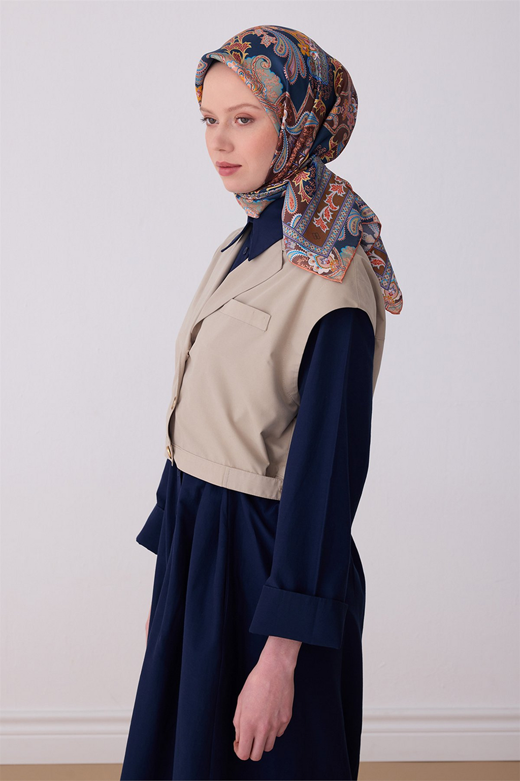 Belli 26y İpek Eşarp -16 Somon