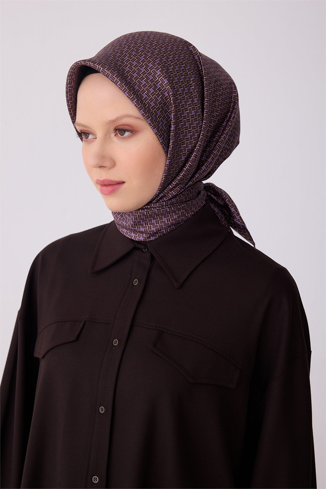 Belli 26y İpek Eşarp -17 Lila