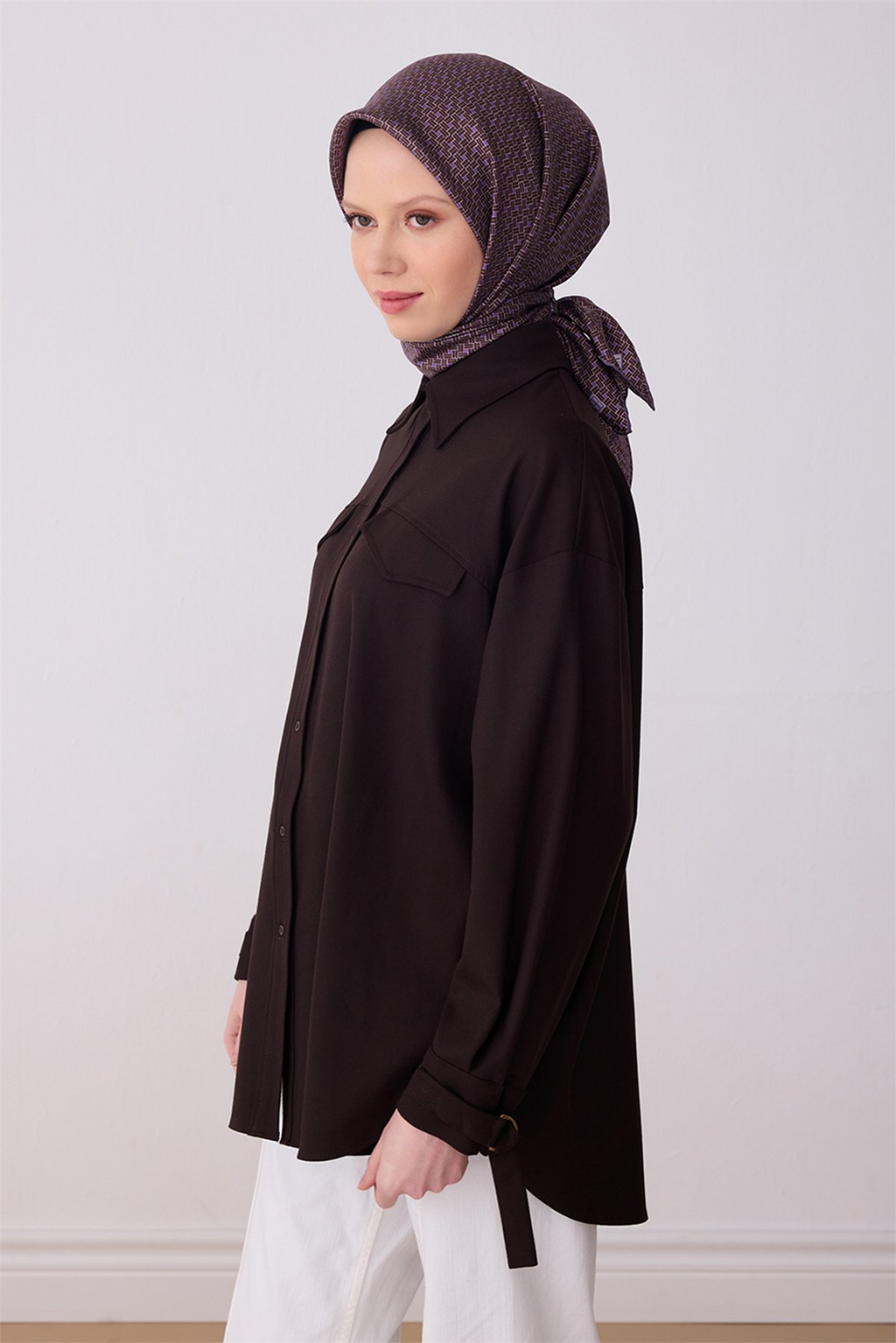 Belli 26y İpek Eşarp -17 Lila