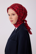 Belli 26y İpek Eşarp -19 Kırmızı