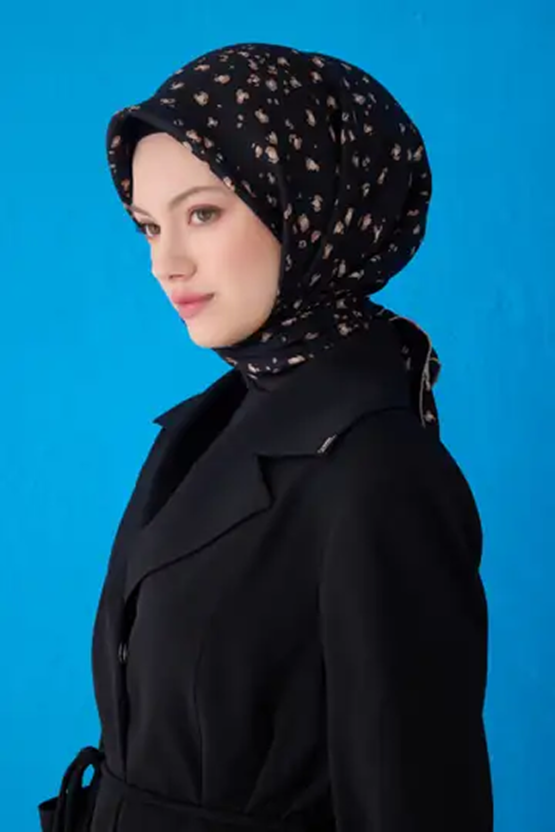 Belli 26y İpek Eşarp -20 Siyah