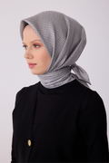 Belli 26y İpek Eşarp -6 Siyah