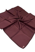 Belli Nostarji 4009 Saf İpek Twill Eşarp Bordo