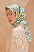 Belli Nostarji 4112 Saf İpek Twill Eşarp Sarı